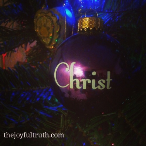Christ Christmas Tree