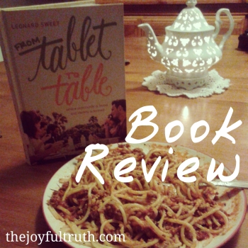 Tablet to Table Book Review