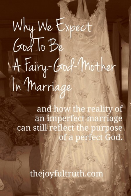 How the reality of an imperfect marriage can still reflect the purpose of a perfect God.