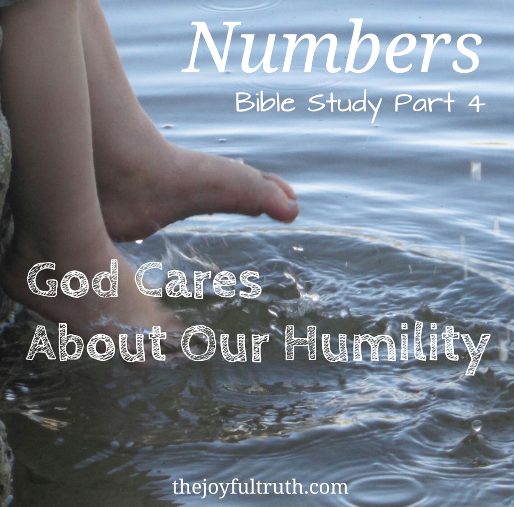 God cares about our humility because it is our pride that keeps us from seeing our need for Him!
