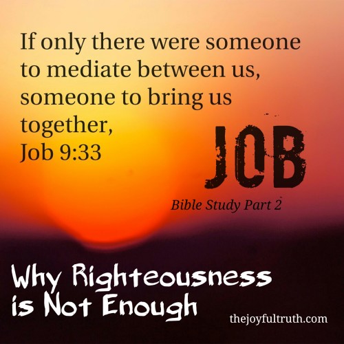 A look at where our faith needs to be, not in our own righteousness, but in Christ!